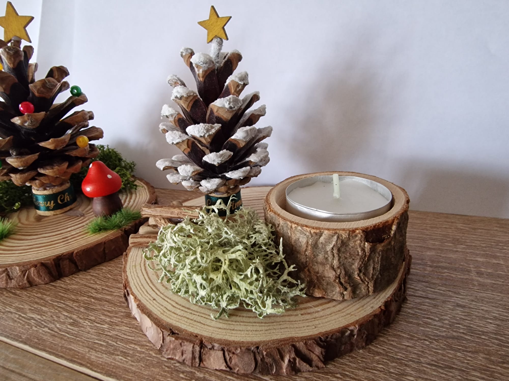 Pine cone Christmas decorations